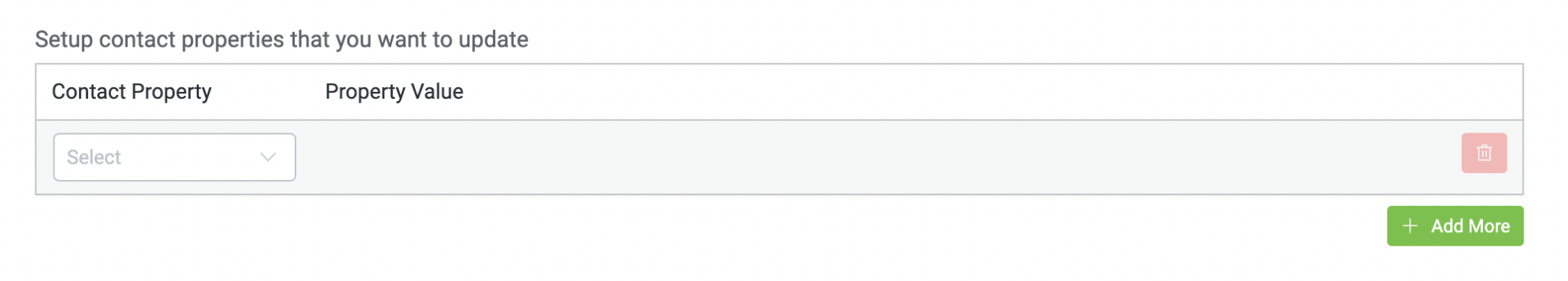 Input value pair properties